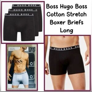 Boss Hugo Boss Stretch Boxer Briefs Long